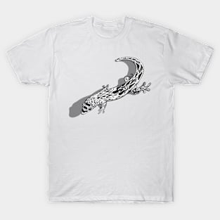 Black and white Gecko T-Shirt